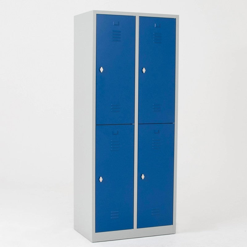 Vestiaire Monobloc Métallique 4 Cases F1141