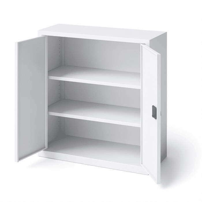 Armoire Métallique Basse à 2 Portes Battantes F1131
