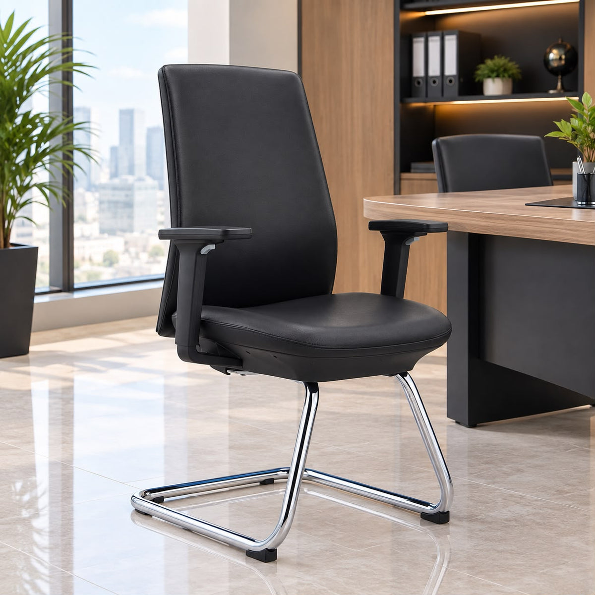 Chaise Visiteur Professionnelle – Confort & Élégance F1308