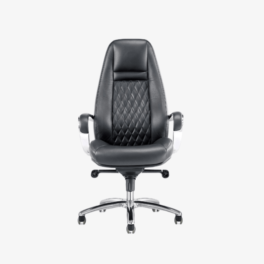 Chaise Président Haut en Cuir F1068