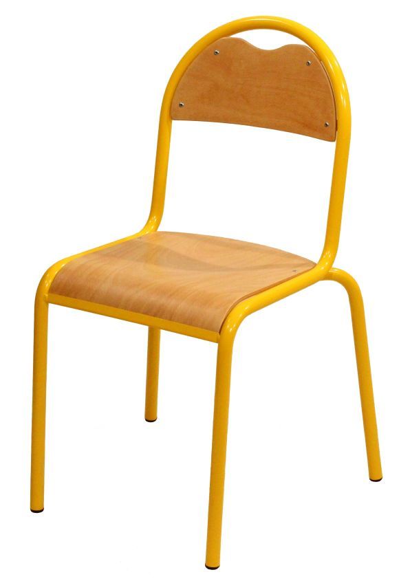 Chaise Semi-Métallique Dossier Rond F1160