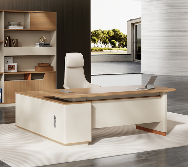 Bureau Exécutif Moderne en Bois – Design Contemporain F1238