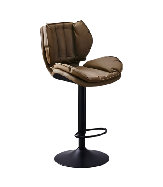 Tabouret en Simili Cuir – Hauteur Réglable Base Noir F1115