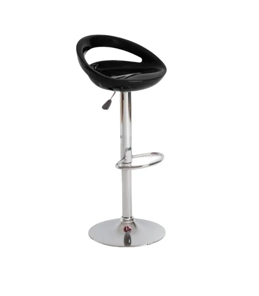 Tabouret PVC – Hauteur Réglable Base Chromée  F1114