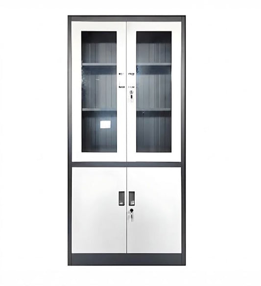 Armoire Métallique Vitrée – Rangement Bureau Professionnel F1184