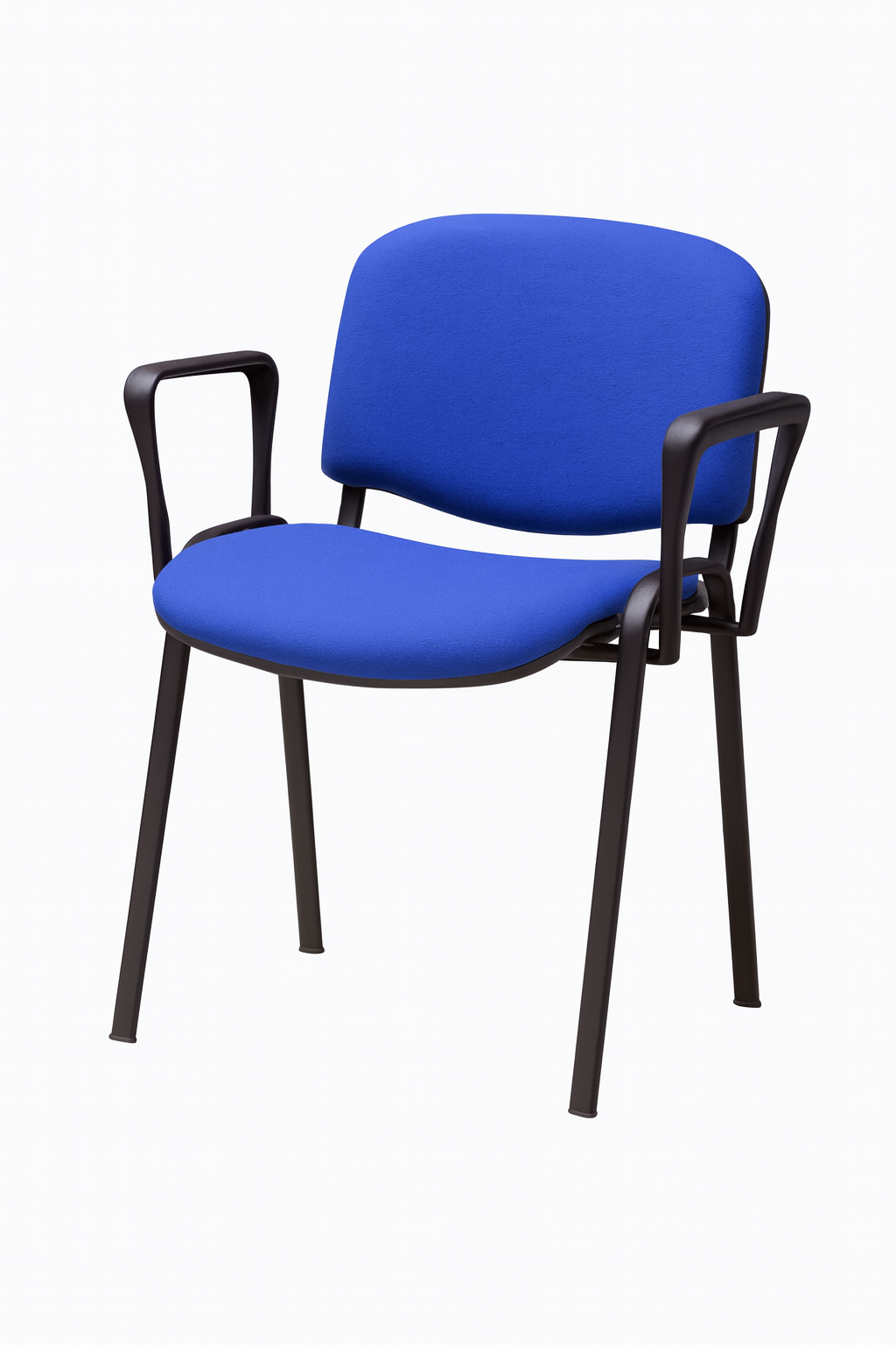 Chaise ISO avec cache accoudoirs démontables pieds noirs F1095